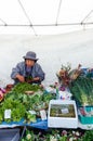 Local farmer vegetable shop at Sanmachi Suji old Edo district of