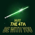 May the 4th holiday Royalty Free Stock Photo