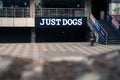 May 16th 2022. A JUST DOGS pet store in a metro city . Dehradun India Royalty Free Stock Photo