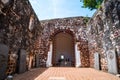 2019 May 9th, Malaysia, Melaka - View of Aancient St Paul`s Church at the day time Royalty Free Stock Photo