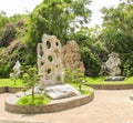 May 5, 2011, landscape scenery tropical outdoor Thailand Pattaya The Million Years Stone Park Royalty Free Stock Photo
