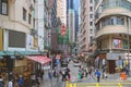 May 10 2023 At Tram, view of Wan Chai street scape