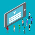 May 8, 1016: Twitter social media mobile applicati