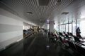 May 15, 2014 Ukraine interior of the international airport Borispol: A new terminal for the departure of aircraft. Topic of air tr