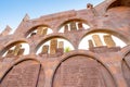 traditional carved khachkars installed in the Etchmiadzin complex on the memorial board