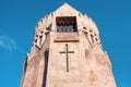 Unusual architecture of the Church of Holy Archangels located in the Catholic Christian Royalty Free Stock Photo