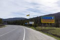 May 25, 2021 Veretsky mountain pass on Road M-06 Kiev-Chop on the border of Lviv and Zakarpattia regions, Ukraine