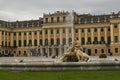 31 May 2019 Vienna, Austria - Ehrenhof Fountain in front of Schonbrunn palace