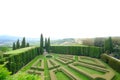 Villa la Foce the garden Tuscany Italy