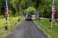 MAY 25, 2019, WASHINGTON STATE USA - Memorial Day Cemetery Riverview Heights Cemetary in Kennewick, WA