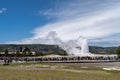 Yellowstone, Wyoming: Crowds of tourists and visit