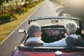 May your new life be an adventure. a senior couple going on a road trip. Royalty Free Stock Photo