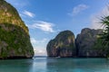 Maya Bay dream beach Thailand Royalty Free Stock Photo