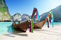 Maya bay Phi Phi Leh island, Thailand Royalty Free Stock Photo