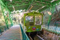 Maya cable car and ropeway system travels between the mountaintop and base of Mt. Maya