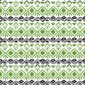 Maya motif geometric drawing seamless pattern colorful background for fashion textile print Royalty Free Stock Photo