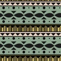 Maya motif geometric drawing seamless pattern colorful background for fashion textile print Royalty Free Stock Photo