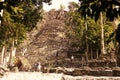 MEXICO YUCATAN COBA MAYA RUINS