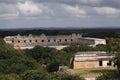 Maya temples in Uxmal, Mexico Royalty Free Stock Photo