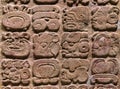 Mayan Alphabet Hieroglyph Writing, Mexico