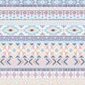 Mayan american indian pattern tribal ethnic motifs geometric vector background. Royalty Free Stock Photo