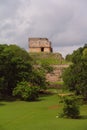 Mayan pyramids in Uxmal near merida yucatan mexico XLV Royalty Free Stock Photo