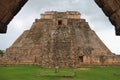 Mayan pyramids in Uxmal near merida yucatan mexico XLVI Royalty Free Stock Photo