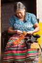 Mayan artisan woman in Guatemala