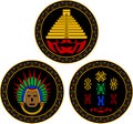 Mayan and aztec symbols