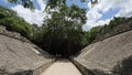 Mayan ballcourt , Coba , Mexico Royalty Free Stock Photo