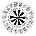 Mayan Calendar Circle