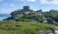 Mayan City Tulum Ruins Royalty Free Stock Photo