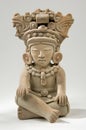 Mayan Clay Sculpture Royalty Free Stock Photo