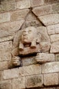 Mayan figure on facade