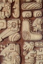 Mayan Hieroglyphs Detail Royalty Free Stock Photo