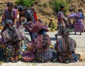 Mayan Indigenous Women on a Market, Guatemala Royalty Free Stock Photo