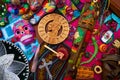 Mayan mexican handcrafts souvenirs mix