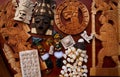 Mayan mexican handcrafts souvenirs mix