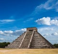 Mayan pyramid in Chichen-Itza, Mexico Royalty Free Stock Photo