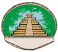Mayan Pyramid, Chichen-Itza, Mexico Royalty Free Stock Photo