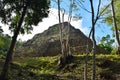 Mayan Pyramid in the forests of Peten, Guatemala