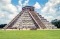 Mayan pyramid of Kukulcan El Castillo in Chichen Itza, Mexico Royalty Free Stock Photo