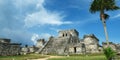 Mayan pyramid of Kukulcan El Castillo in Chichen Itza, Mexico Royalty Free Stock Photo