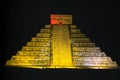 Mayan pyramid of Kukulcan El Castillo in Chichen Itza Royalty Free Stock Photo