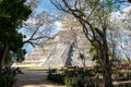 Mayan pyramid of Kukulcan El Castillo in Chichen Itza, Mexico Royalty Free Stock Photo