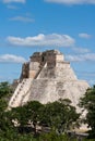 Mayan pyramid. Uxmal, Mexic Royalty Free Stock Photo