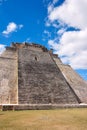 Mayan pyramid in Uxmal, Mexico Royalty Free Stock Photo