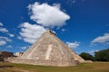 Mayan pyramid in Uxmal, Mexico Royalty Free Stock Photo