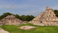 Mayan pyramids in Edzna campeche mexico XXXVIII Royalty Free Stock Photo