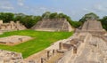 Mayan pyramids in Edzna campeche mexico XXXII Royalty Free Stock Photo